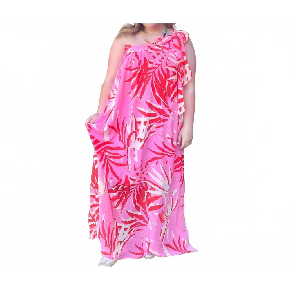 NEW LOVE WEDNESDAY caroline dress in pink/red